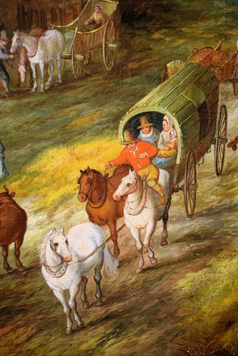 "Fairytale Landscapes with Figures in the Forest"